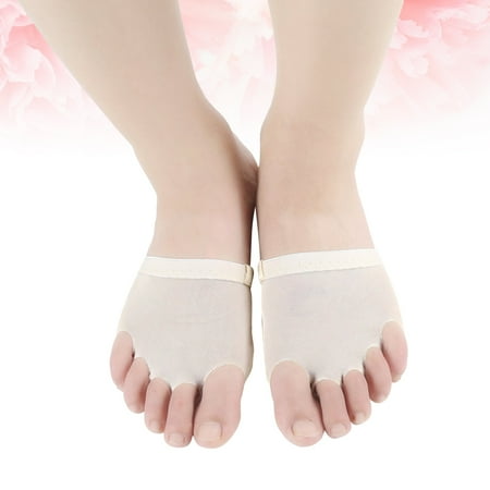 Worgeous Dance Socks Cover Open Mesh Dancing Shoes Girls Ballet Thong Child
