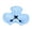Blue, variant on Hariumiu Garden Stackable Plant Pot, Petal Design Stereoscopic Planting Pots, Plastic Strawberry Potted Pots for Garden Family Balconies (Chassis and Wheels Sold Separately)
