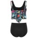 thumbnail image 2 of Conjunto de bikini tankini con volantes para mujer Traje de baño de cintura alta Traje de baño Traje de baño de playa, 2 of 3
