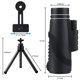 thumbnail image 2 of Telescopio Monocular Antivaho 12X50 Con Soporte De Trípode Impermeable Bak-4 Prism Monocular Scope Telescopio Para Exteriores Para Viajes Aventuras Observación De Aves Kearding OD013677-00, 2 of 6