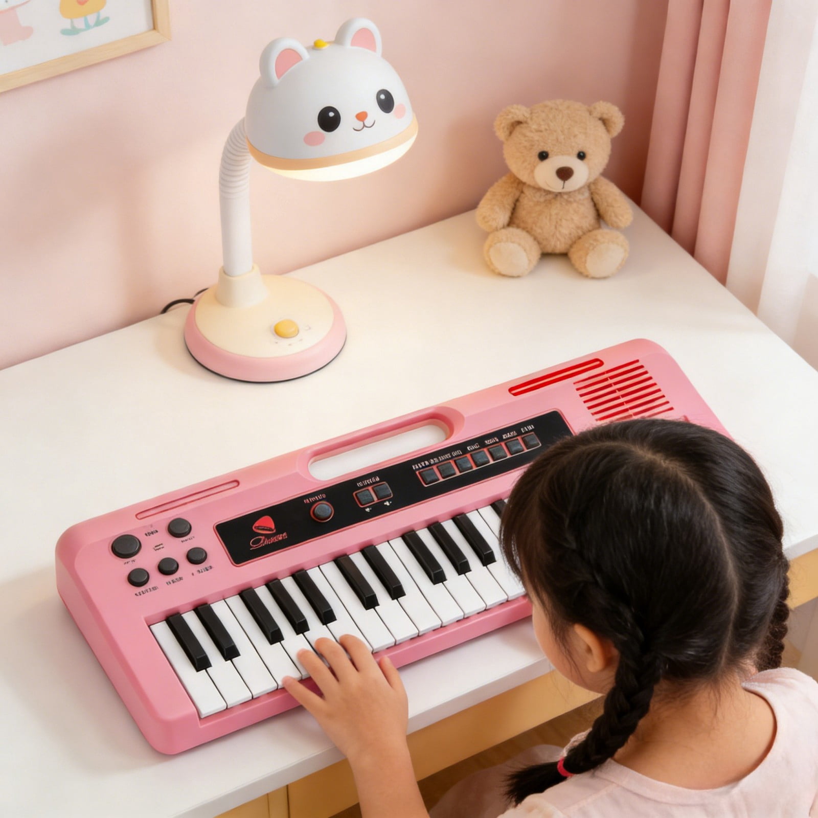 Children Piano Keyboard 37 Keys Music Player USB Power Options for Early Music Education