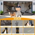 thumbnail image 5 of Garage Door Screen for 2 Car Garage Doors, 16x7FT Reinforced Fiberglass Magnetic Single Garage Screen Door with High Energy Magnets, Hands Free and Easy Assembly, 5 of 9