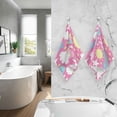 thumbnail image 6 of GZHJMY Rainbow Pattern Print Pure Cotton Hand Towels for Bath Decorative Guest Towels Fingertip Towels for Bathroom Spa Gym, 2-Piece, 16 x 28 inches（126）, 6 of 7