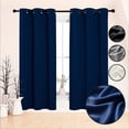 thumbnail image 1 of Cortinas Black Out LUMO Decoracion Textil Hogar 132x214cm azul oscuro, 1 of 8