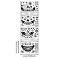 thumbnail image 3 of REK Accessories Temporary For Halloween Parties Face And Arm Decoration Long Lasting Body Art For All Skin Types, 3 of 7