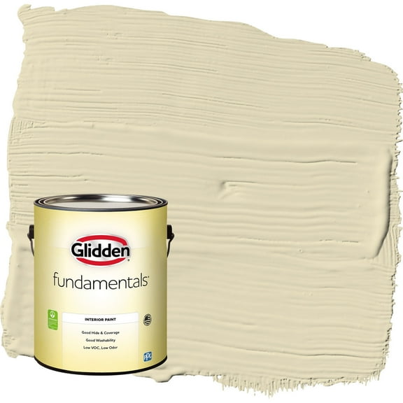 Glidden Fundamentals Namaste / Green Flat Interior Paint, 1 Gallon