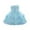 Sky Blue, variant on Toddler Girls Sleeveless Princess Dress with Bowknot Tiered Tulle Ruffle Skirt for Birthday Party Wedding Christmas
