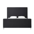 thumbnail image 3 of Cajetan Charcoal Linen Bed - Upholstered King, 3 of 9
