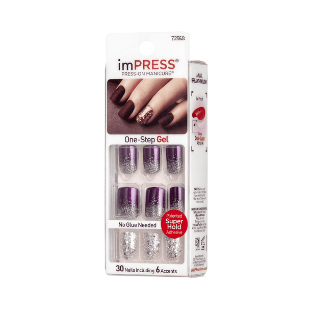 ImPRESS Press-on Nails Gel Manicure - Harlem Shake - Walmart.com