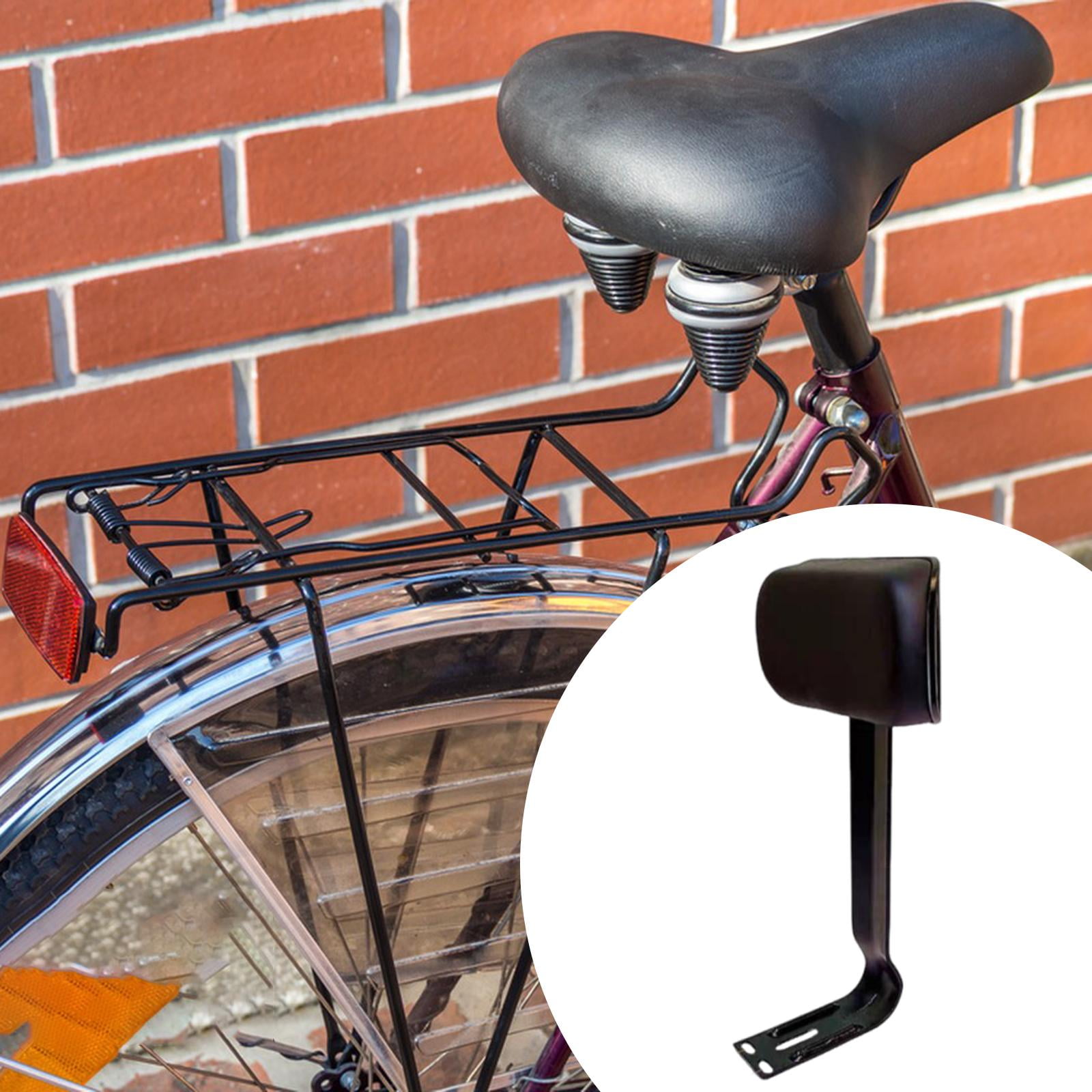Electric Scooter Backrest Rear Passenger Seat Cushion Iron Sponge Material Easy Installation for Adult Bikes