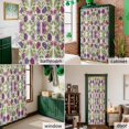 thumbnail image 6 of Shower Curtain, Gradient Purple Flowers Leaves Waterproof Shower Curtain Set with Hooks for Bathroom Showers,Stalls and Bathtubs,60x72In Pastoral Vintage Linen, 6 of 9