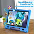 thumbnail image 3 of Pritom L10 Kids Edition Tablette 10,1 Pouces/ Android 14/ 128 Go/ 4 Go RAM/ Wi-Fi/ Double Caméra/ Étui de Protection/ Bleu, 3 of 6