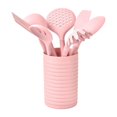 thumbnail image 1 of Juego de Utensilios de Cocina BLESIY 8 Piezas Silicona Rosado, 1 of 2