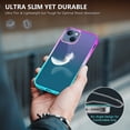 thumbnail image 5 of For iPhone 14/13 Case - Shockproof - Shell Ultra-Thin Two-Tone Gradient Protective Sleeve Soft Silicone Shell, 5 of 10