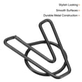 thumbnail image 4 of Uxcell Paper Clip Coated Letter V Shape Alphabet Clips Bookmarks Black for Organize Office Home, Pack of 100, 4 of 6