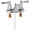 Chrome, variant on Capstone Bathroom Faucet Two Handle Lead Free Bushed Nickel