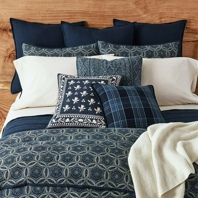 Ralph Lauren Artisan Loft Moore Standard Sham Blue