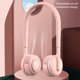 thumbnail image 5 of Moyic Ventilador de cuello banda para el cuello portátil recargable manos libres 5W 3 velocidades enfriador de aire trabajo silencioso al aire libre Electrodomésticos Rosado Moyic HA063364-02B, 5 of 6