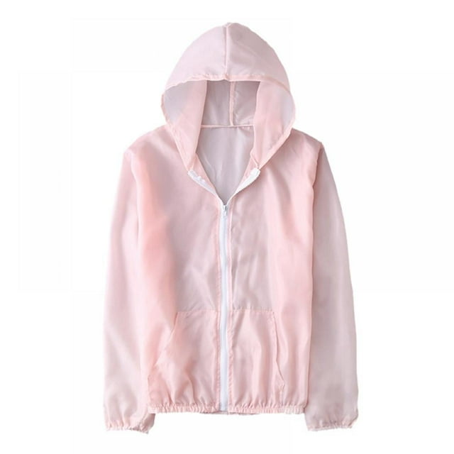Veste à Capuche Protection Solaire UPF 50+ pour Femmes Légère à Manches Longues avec Poche Randonnée Extérieure