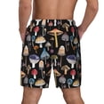 thumbnail image 2 of Rocae Mushrooms and Autumn Leaves for Men's Swim Trunks Quick Dry With Two Side Pockets and One Lined Patch PocketSmall, 2 of 9