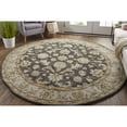 thumbnail image 5 of Feizy Eaton Traditional Oriental, Blue/Gray/Taupe, 8' x 8' Round Rug Easy Care Stain Resistant Fade Resistant Classic Persian Floor Rug for Living room Bedroom, 5 of 7