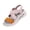 Orange, variant on Willtoo Women's Comfortable Walking Sandals Slingback Lightweight Elastic Ankle Strap Low Wedges Walking Sandals Comfortable Slip On Casual Shoes