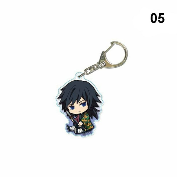 Llavero unisex de Acrílico Lantong Kamado Tanjirou Tomioka Giyuu Kimetsu No Yaiba llavero Demon Slayer