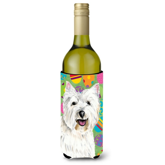 Westie Easter Eggtravaganza Wine Bottle Hugger