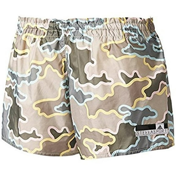 ADIDAS X STELLASPORT AZ7782 Camo Print RUN SHORTS ( L )