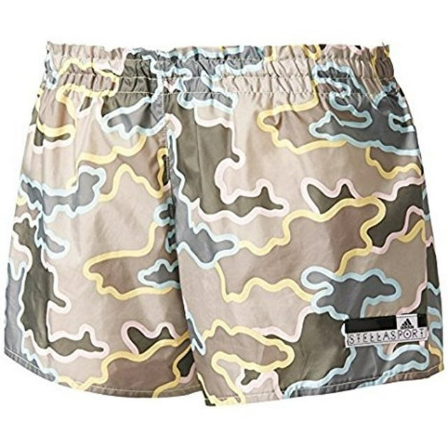 ADIDAS X STELLASPORT AZ7782 Camo Print RUN SHORTS ( L )