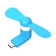 thumbnail image 1 of Mini ventilador VentDepot BlitzBlue 1Pza Negro 5W Silicón+Plástico USB-C, 1 of 1