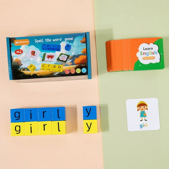 Sensory for Toddlers 3-4 Bathtub Letters for Kids Wooden Card Word Spelling Toys Early Educational Toys Funny Montessori English Letters Words Recognition Games For Toddler's Preschool Activity