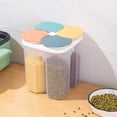 thumbnail image 3 of Dispensador de granos secos de 4 rejillas transparente 15/23 L mantiene fresco para granos de cereal de arroz, 3 of 7