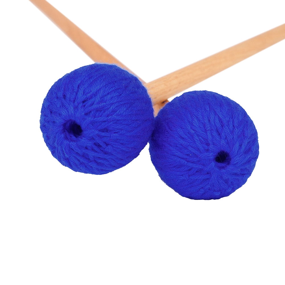 FESTFENDS Percussion Sticks Blue Wool Acrylic 1 Pair 16.5x1.4x1.4in
