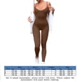 thumbnail image 2 of Monos De Mujer Bodycon Rompers Backless Women Sexy Jumpsuits Sport Yoga Playsuits (Café S) Cgtredaw para Mujer Café T S, 2 of 8