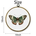 thumbnail image 2 of Moody Dragonfly Wall Art Decor, vintage butterfly wall art,  Vintage Dark Academia Insect Canvas Print 10x10, Cottagecore Minimalist Round Wall Hanging for Bedroom Living Room, 2 of 8