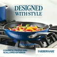 thumbnail image 5 of Farberware Style 10 Inch Nonstick Frying Pan / Skillet, Dishwasher Safe and Oven Safe to 500°F, Blue, 5 of 7