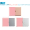 thumbnail image 3 of IBENZER Hard Shell Case Compatible with MacBook Air 13 inch 2022 2021 2020 M1 A2337 A2179 A1932, Hard Shell Case for Mac Air 13 Retina Display with Touch ID, Pink, W-MAT13-PK, 3 of 10