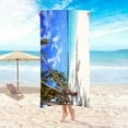 thumbnail image 6 of Summer Savings Clearance! Boovnll Beach Towels, 30x60" High Absorbent Quickly Dry Sand Free Microfiber Lightweight Beach Towel for Beach, Yoga, Gym, Pool, Beach Accessories, Beach Towels Oversized, 6 of 6