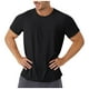 thumbnail image 2 of pstuiky camisetas de hombre, Camisas deportivas de verano para hombre, de manga corta y cuello redondo, ajustadas, de color liso camisetas de hombre s, 2 of 9