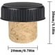 thumbnail image 3 of Lote de 10 corchos de vino Bouchon Cork para manualidades, decoración en corcho natural de 3 cm de largo - diámetro 2 cm Transparente Rojo Verde, 3 of 5