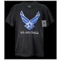 thumbnail image 1 of 30 Single Tee Us Air Force 2, Black, Extra Large, 1 of 1