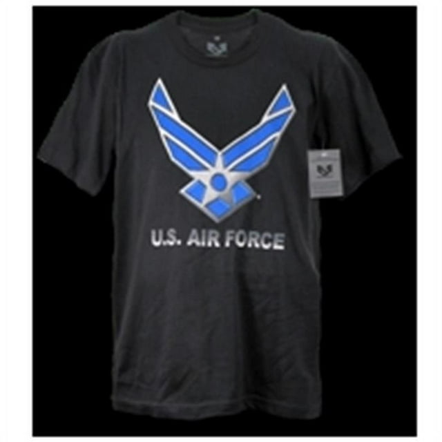30 Single Tee Us Air Force 2, Black, Extra Large