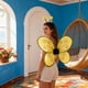 thumbnail image 3 of Alas de abeja de Halloween para niños y niñas, disfraz de malla amarilla, diadema de animal para cosplay, accesorios de fiesta de fantasía, 3 of 8