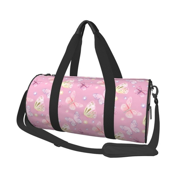 Easygdp Butterfly 1 Bolsa de Viaje, Bolsa de Mano, Bolsa de Gimnasio, Bolsa de Equipaje para Viaje