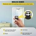 thumbnail image 5 of VEVOR Automatic Door Opener,100-240V for Max.220lbs Doors,Swing Door Operator for Disabilities with 2 Wireless Remotes,Keypad, 2 Exit Buttons, 5 ID Cards, 2 Stainless Steel Push Buttons,CE Listed, 5 of 9