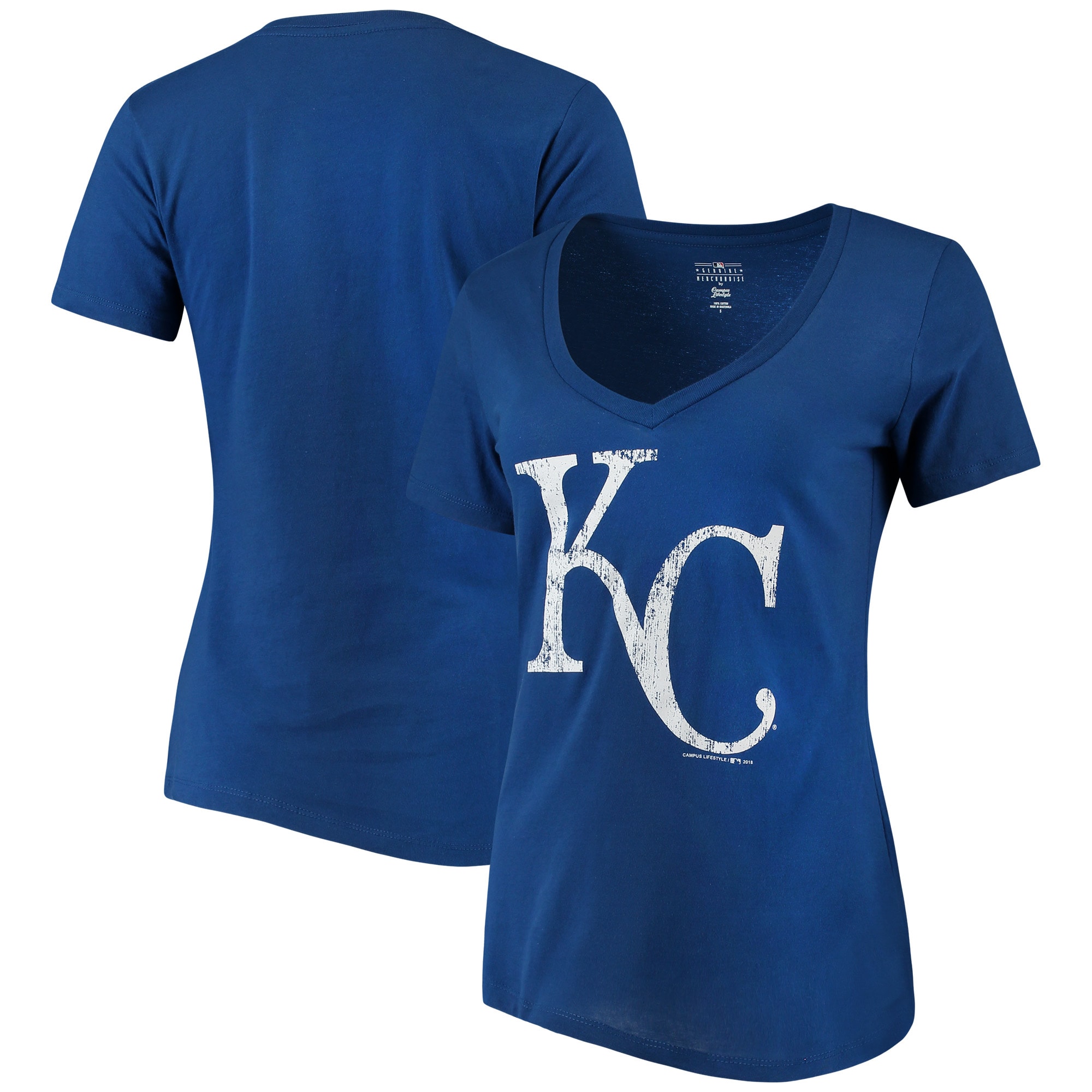 Women's 5th & Ocean by New Era Royal Kansas City Royals Keep Calm