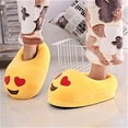 thumbnail image 2 of Heart Eyes Emojicon Quality Soft Slippers, 2 of 4