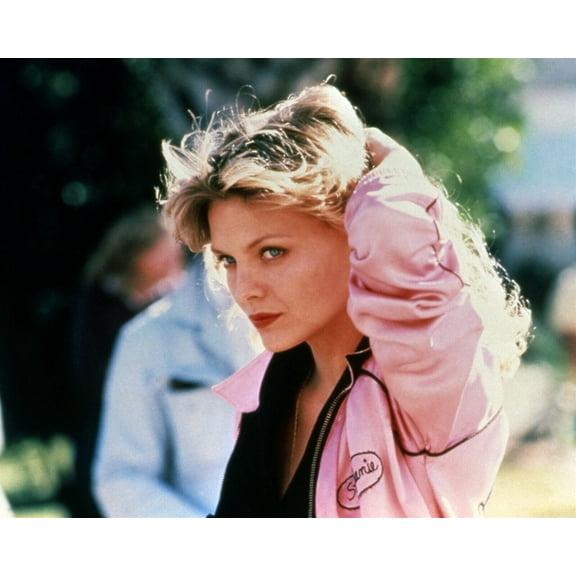 Michelle Pfeiffer in pink jacket Grease II 8x10 photo