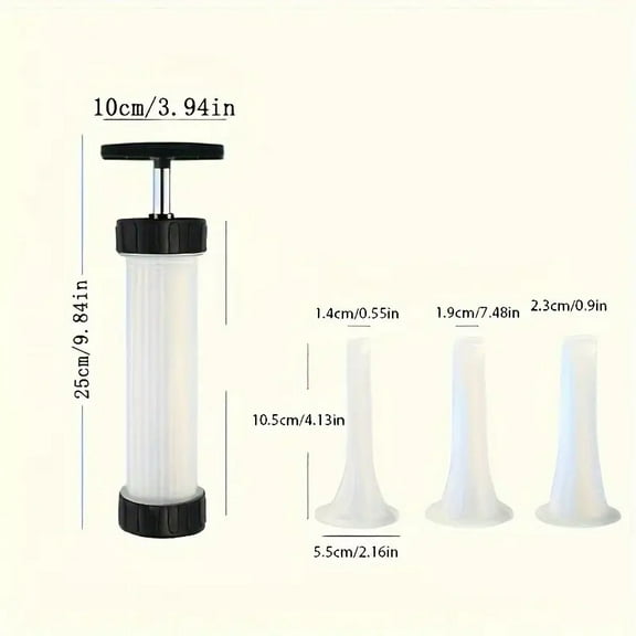 Sausage Maker Sausage Stuffer Jerky Gun Manaul Meat Syringe Home Made Homemade Sausage Tool Small Sausage Tool Sausage Filler